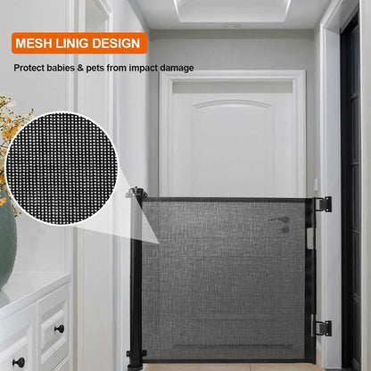 Safety Mesh Retractable Dog Gate