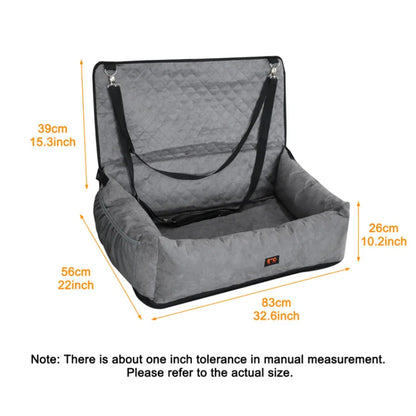 Multipurpose Soft Suede Big Dog Car Booster