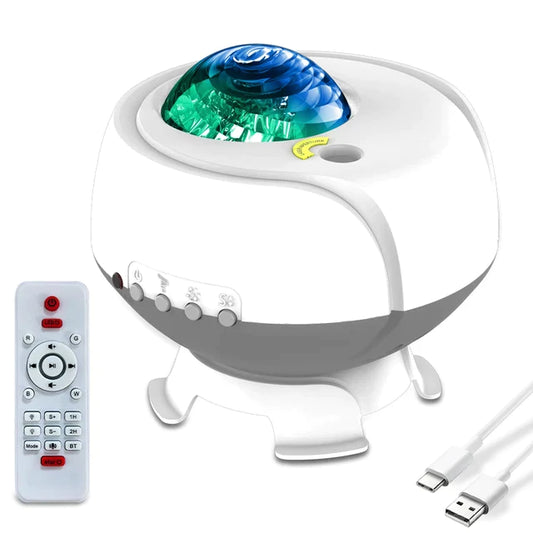 Bluetooth Whirlwind Star Galaxy Projector