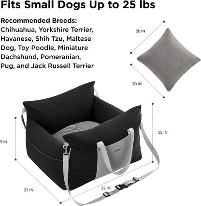 Luxury Padded Cotton Dog Car Booster