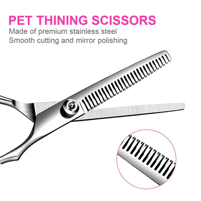 4CR Titanium Coated Dog Scissors Kit