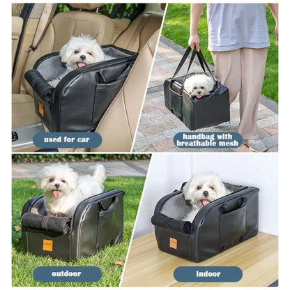 PVC Leather Dog Car Seat Booster