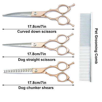 High-end Japanese 440C carbon stainless steel Dog Scissors