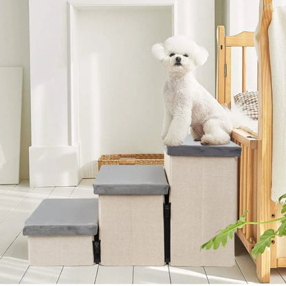 Dog Stairs With Storage Box