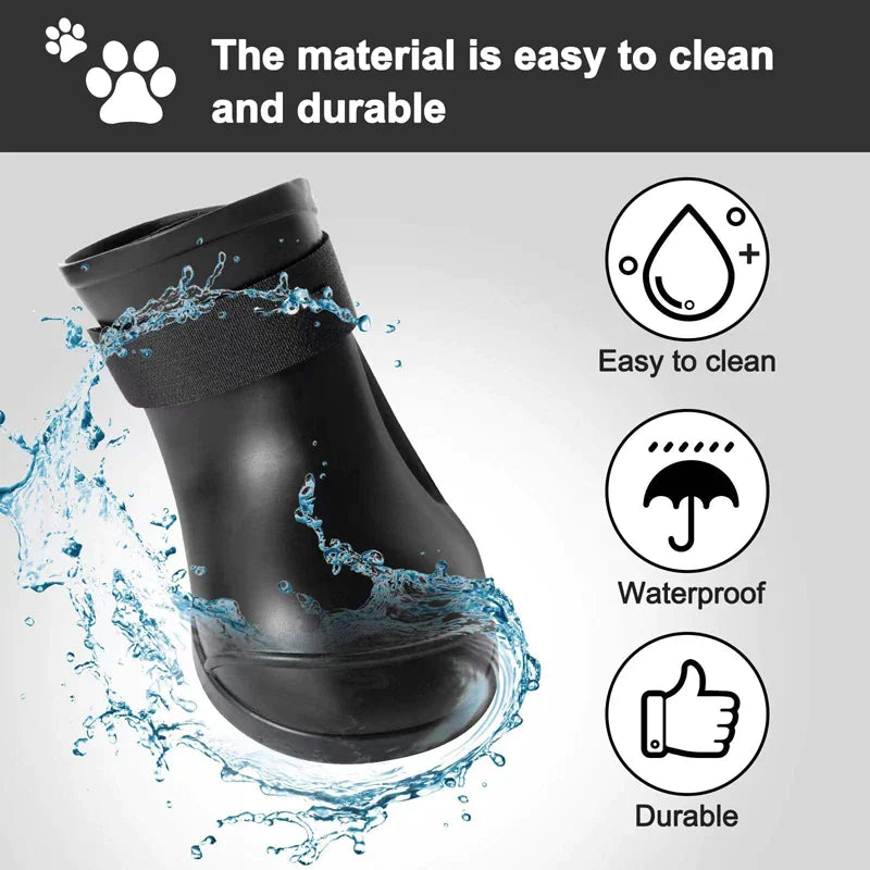 Waterproof Dog Rain Boots