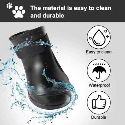 Waterproof Dog Rain Boots