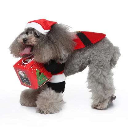 Funny Santa Dog Costume