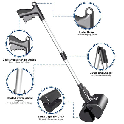 80cm Long Dog Poop Scooper