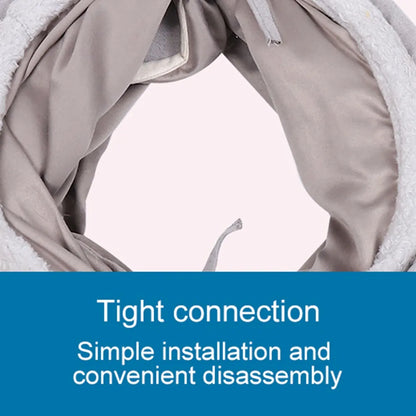 Collapsible Peek Hole Cat Tunnel