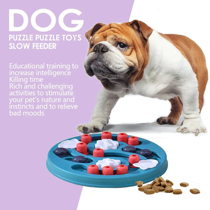 Educational Dog Puzzle Slow Feeder