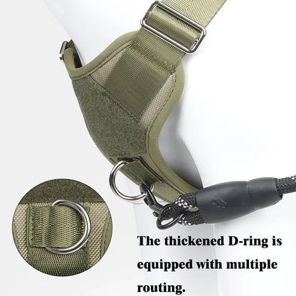 Explosion Proof Big Dog Harness With Led Light