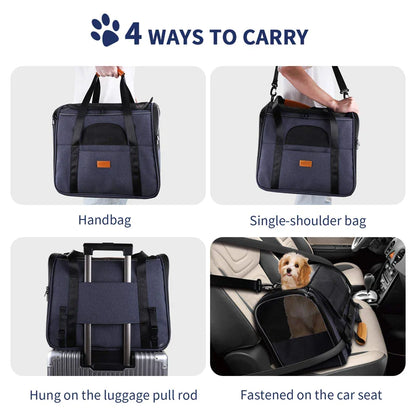 Durable Safe Locking Zipper Pet Carrier