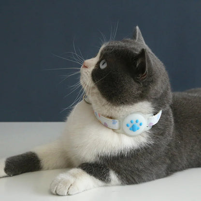 Silicone Cute Pet AirTag Collar & Lead