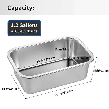 4.5L Stainless Steel Dog Bowl