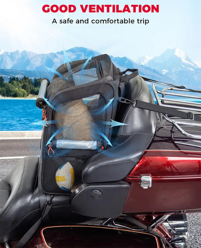 44L Capacity Motorcycle Pet Carrier