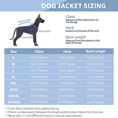 Camouflage Padded Dog Winter Jacket