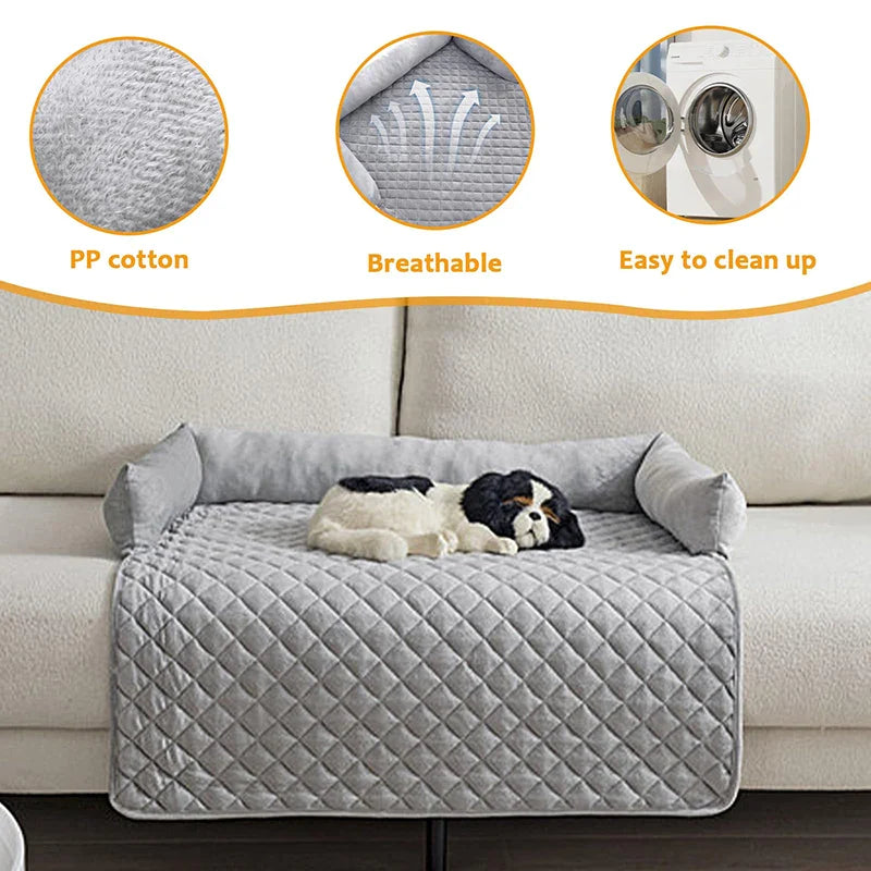 Comfortable Dog Bed Cushion With Pillows