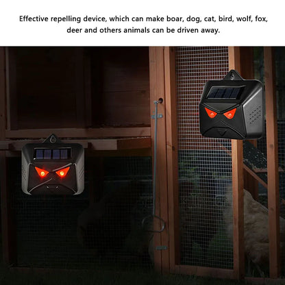 Multi-silicon Solar Panel Animals Repeller