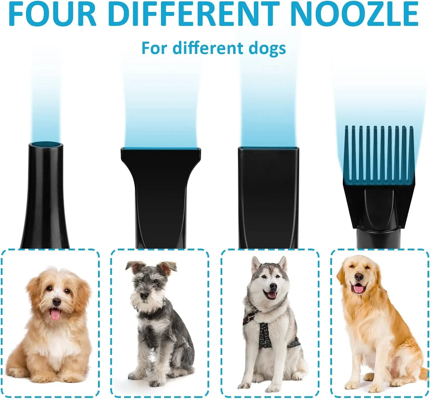 2800W Dog Hair Blaster With Heat