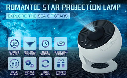 13 in 1 Star Aurora Projector Light