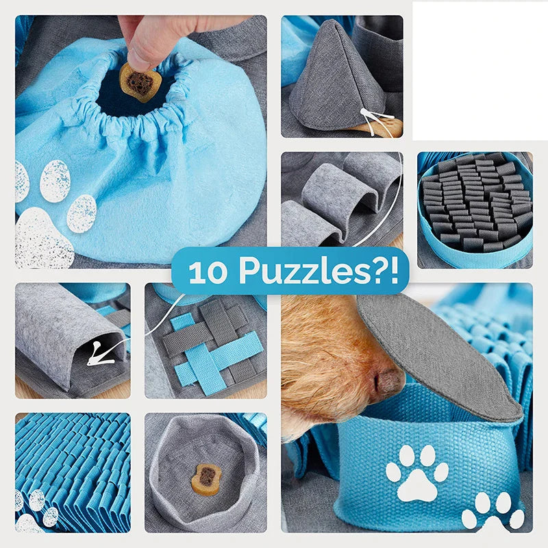 3 Difficulty Levels Eco-friendly Dog Snuffle Mat