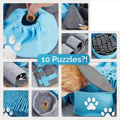 3 Difficulty Levels Eco-friendly Dog Snuffle Mat