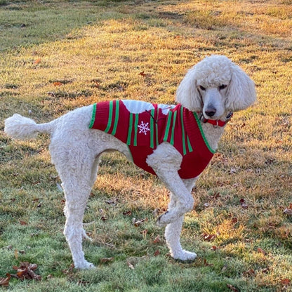 Christmas Snowman Pattern Dog Sweaters