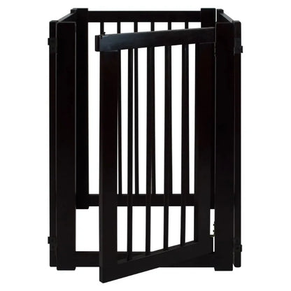 American Hardwood Espresso Pet Gate