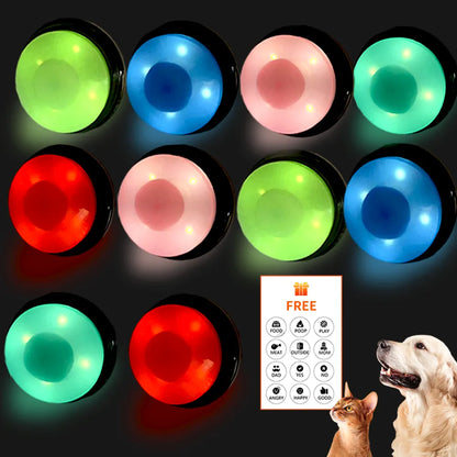 LED Dog Recordable Voice Button