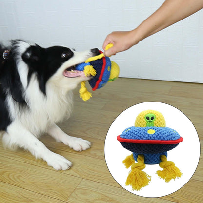 Squeaky Tough UFO Dog Toys
