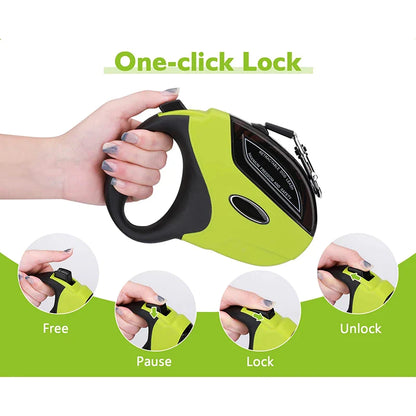 Strong Retractable Dogs Walking Lead