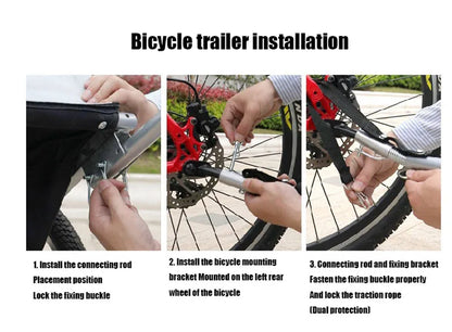 3 Wheels Dog Bike Trailers