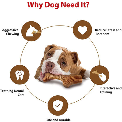 Almost Indestructible Dog Dental Chews Toys