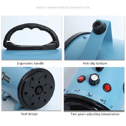 2000W Heating Adjustable Dog Hair Dryer
