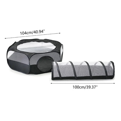Collapsible Cat Tunnel Hideaway Tube
