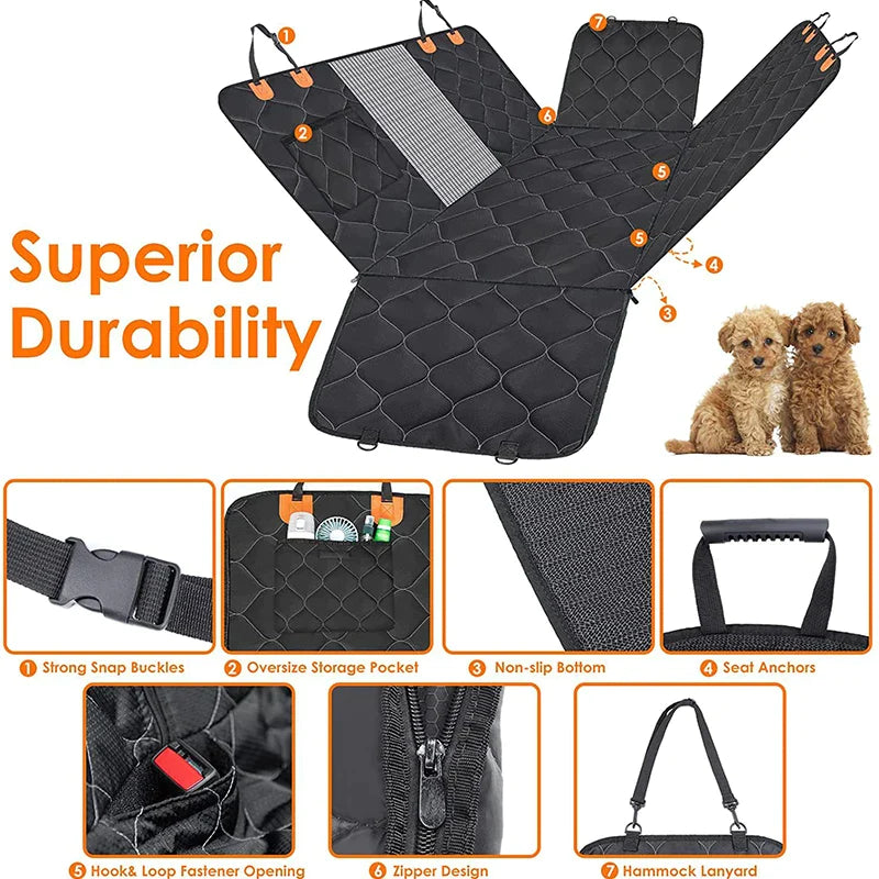 Anti-tear Mesh Window Dog Car Seat Protector