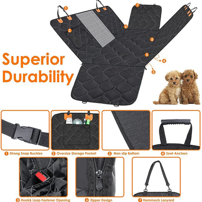 Anti-tear Mesh Window Dog Car Seat Protector