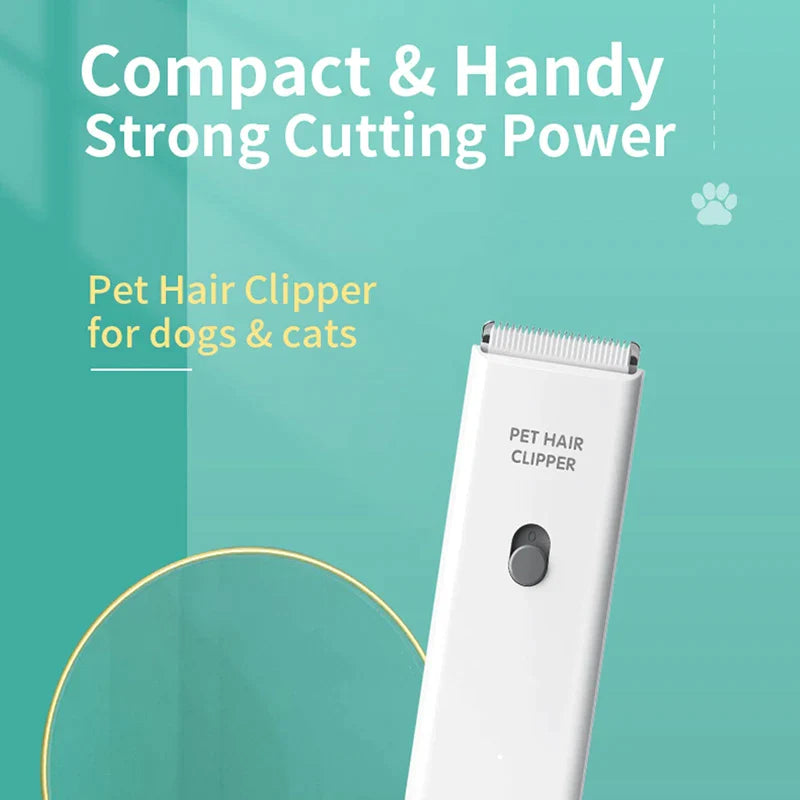 Cordless Waterproof Cat & Dog Hair Trimmer