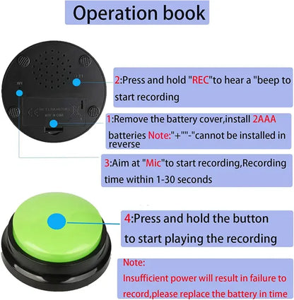 6-11 Pcs Dog Training Buzzer Set