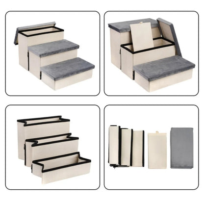 Dog Stairs With Storage Box