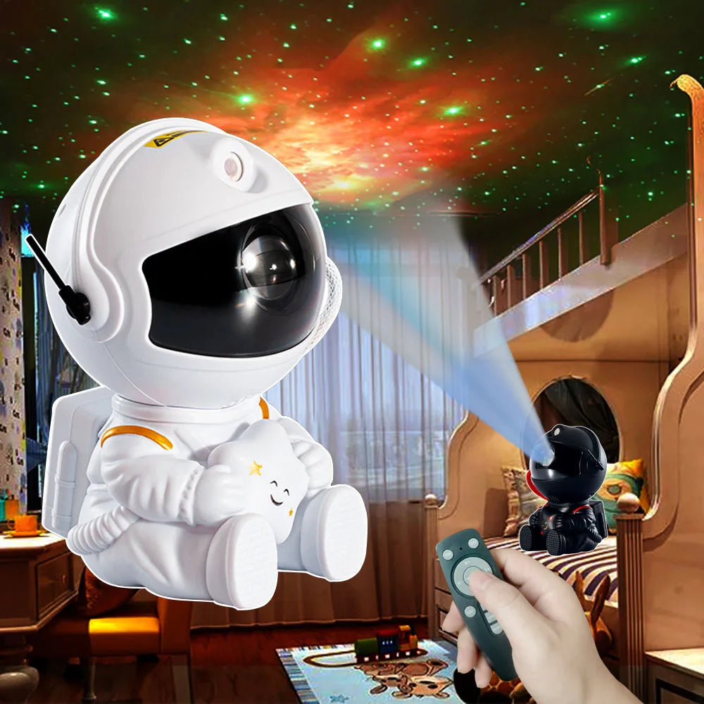 Galaxy Astronaut Star Projector LED Night Light