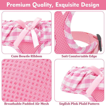 Lovely Ribbon Girl Dog Harness