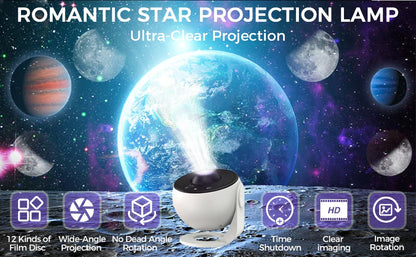 LED Milky Way Planetarium Projector Night Light