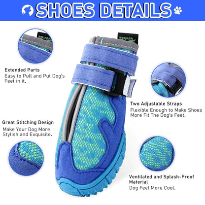 Durable Dog Snow Protectors Shoes