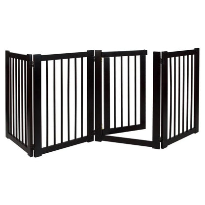 American Hardwood Espresso Pet Gate