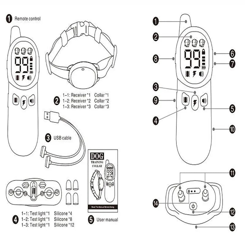 Wireless Remote Dog Anti Bark Device