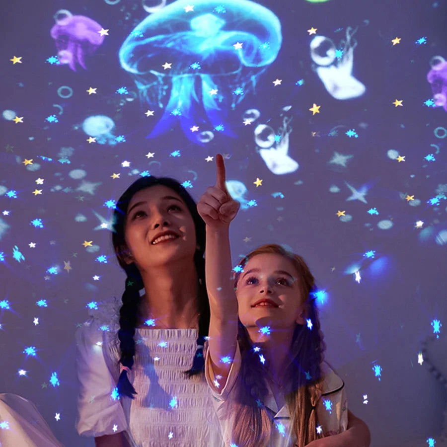 Ocean Rotate 3D Music Night Lamp