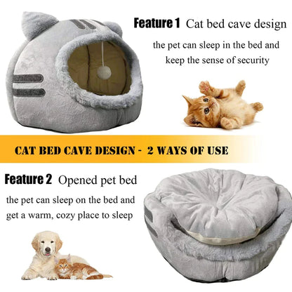 Comfortable Cotton Pad Cat Cave