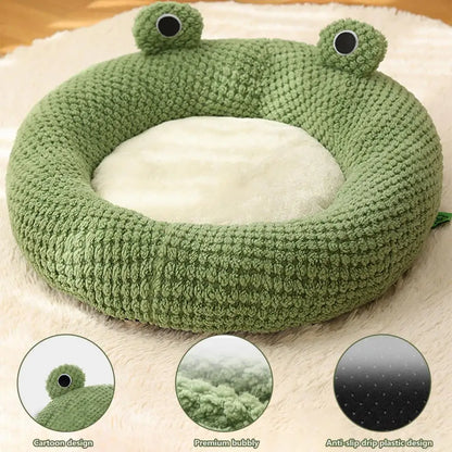 Ultra-soft Frog-shaped Pet Bed