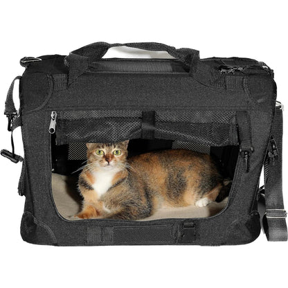 Foldable Soft Dog Travel Bag With Straps